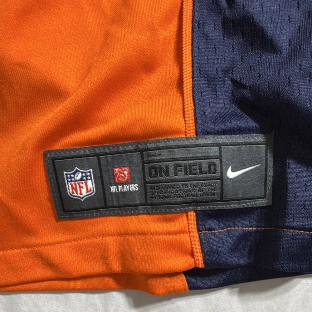 Nike Denver Broncos Wes Welker #83 NFL On Field Women's Jersey Orange/Blue M